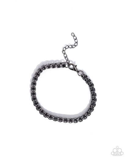 Alternative Approach - black - Paparazzi MENS bracelet