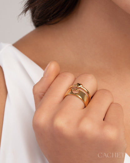 Âme Soeur - Cachet ring - Cachet by Paparazzi