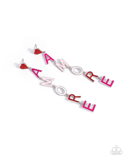 Amore Mio - multi - Paparazzi earrings