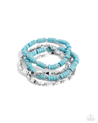 Anasazi Apothecary - blue - Paparazzi bracelet