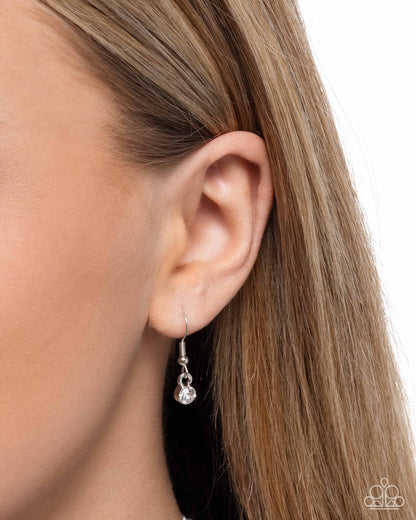 Anchored Allure - white - Paparazzi necklace