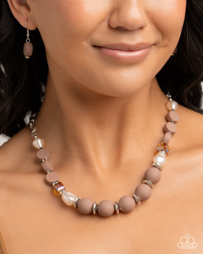 And Just Like That... - brown - Paparazzi necklace