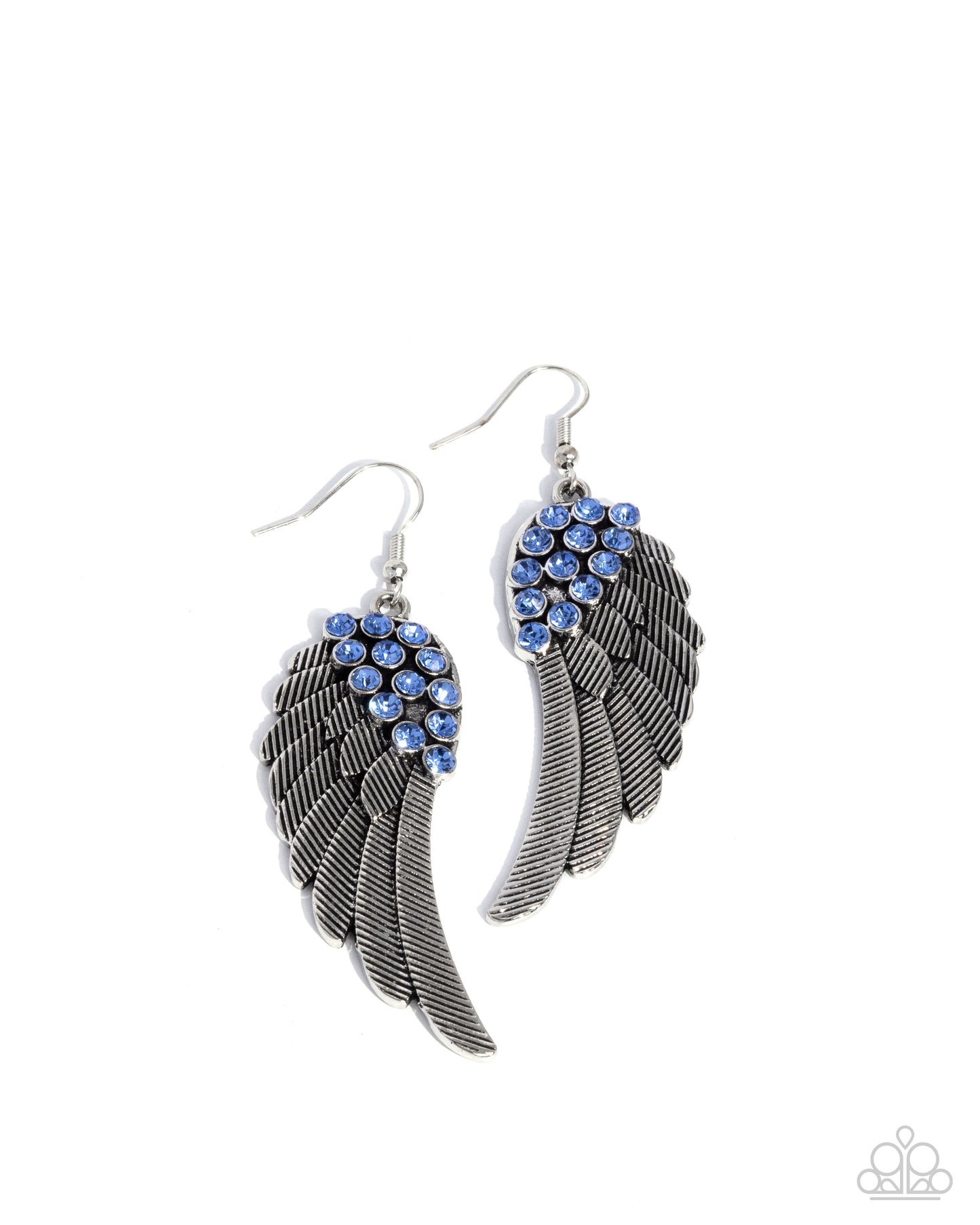 Angelic Abundance - blue - Paparazzi earrings