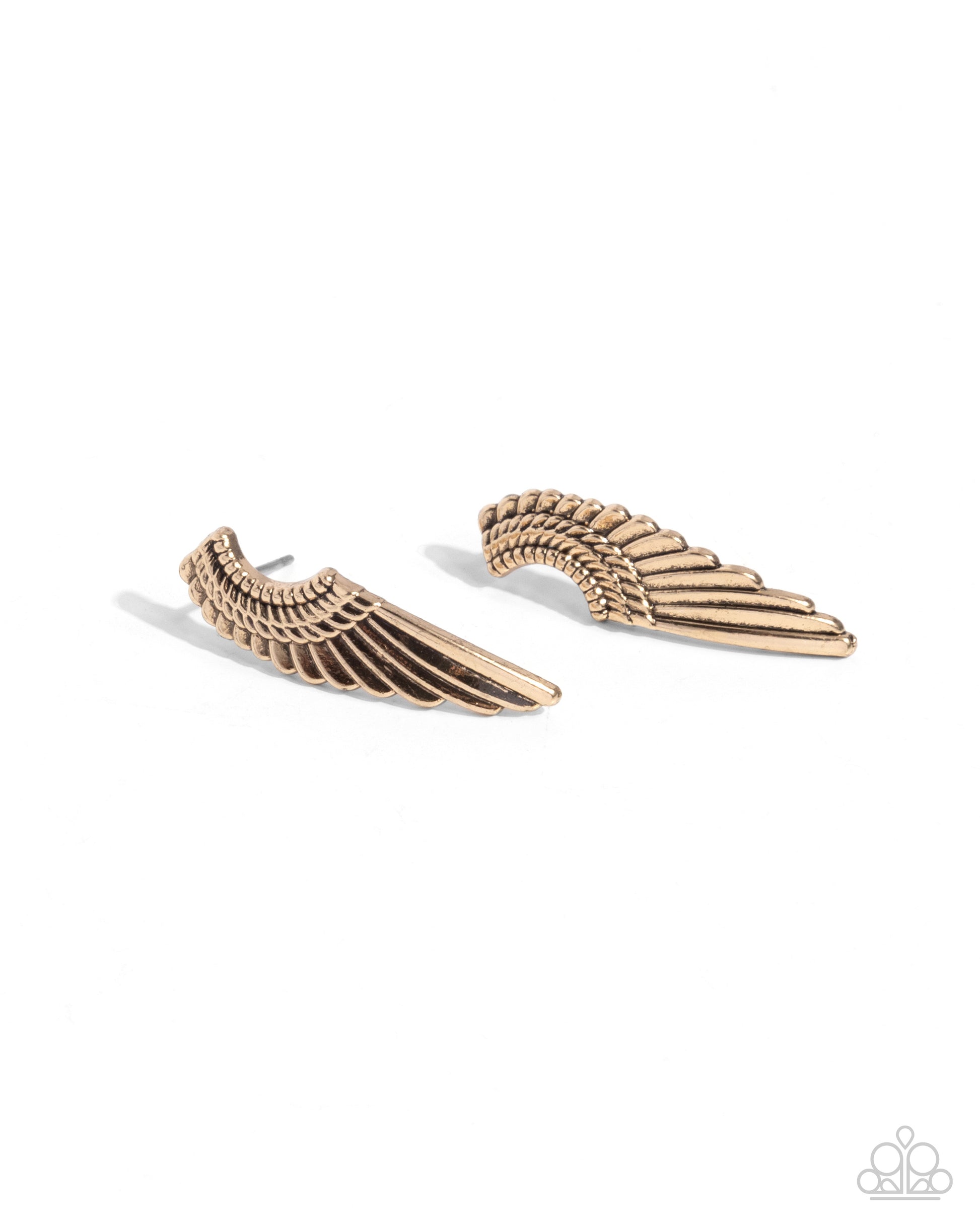 Angelic Altitude - gold - Paparazzi earrings