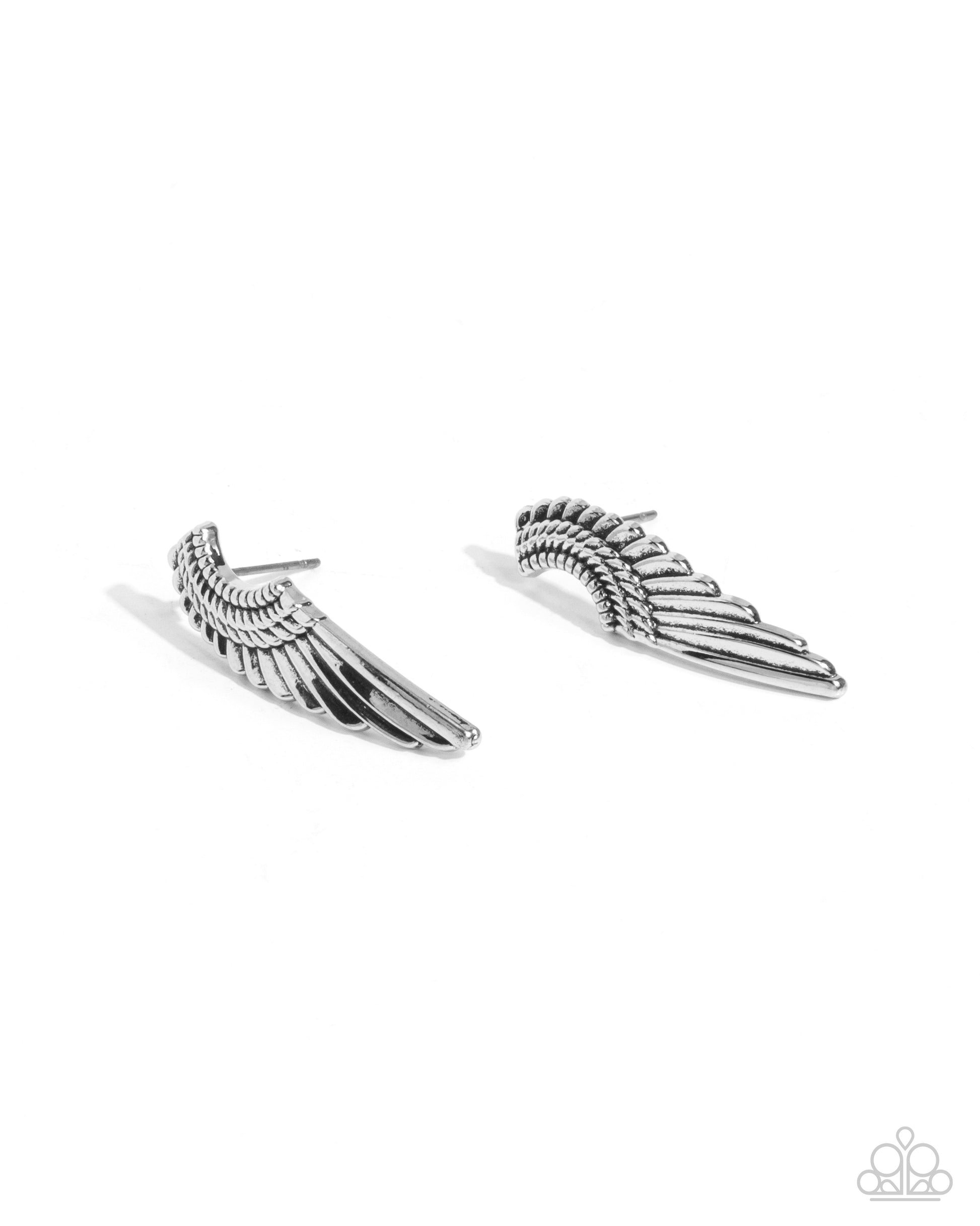 Angelic Altitude - silver - Paparazzi earrings