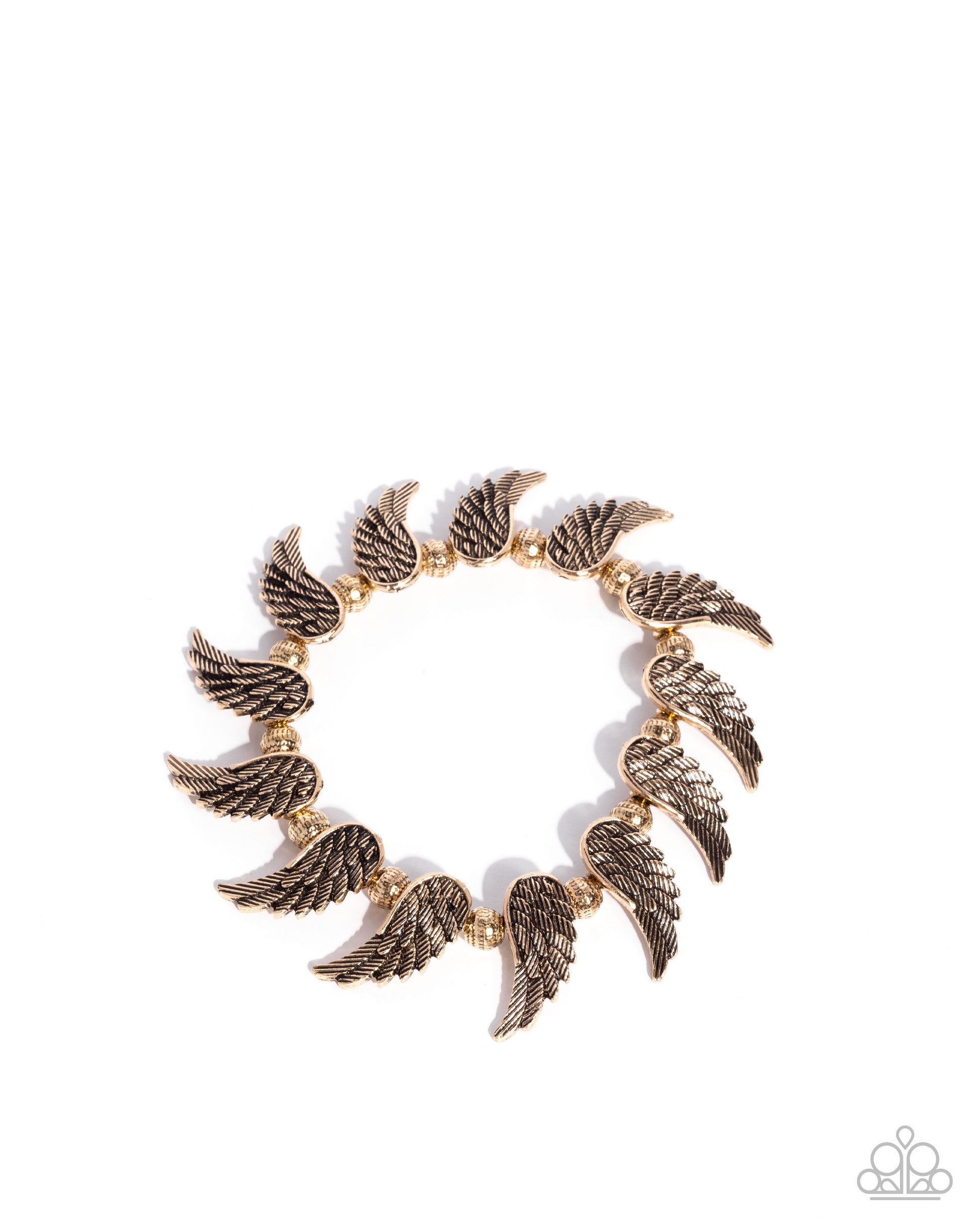 Angelic Ambiance - gold - Paparazzi bracelet