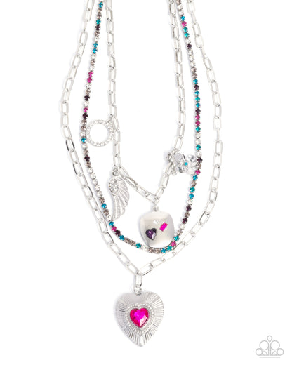 Angelic Ambition - multi - Paparazzi necklace