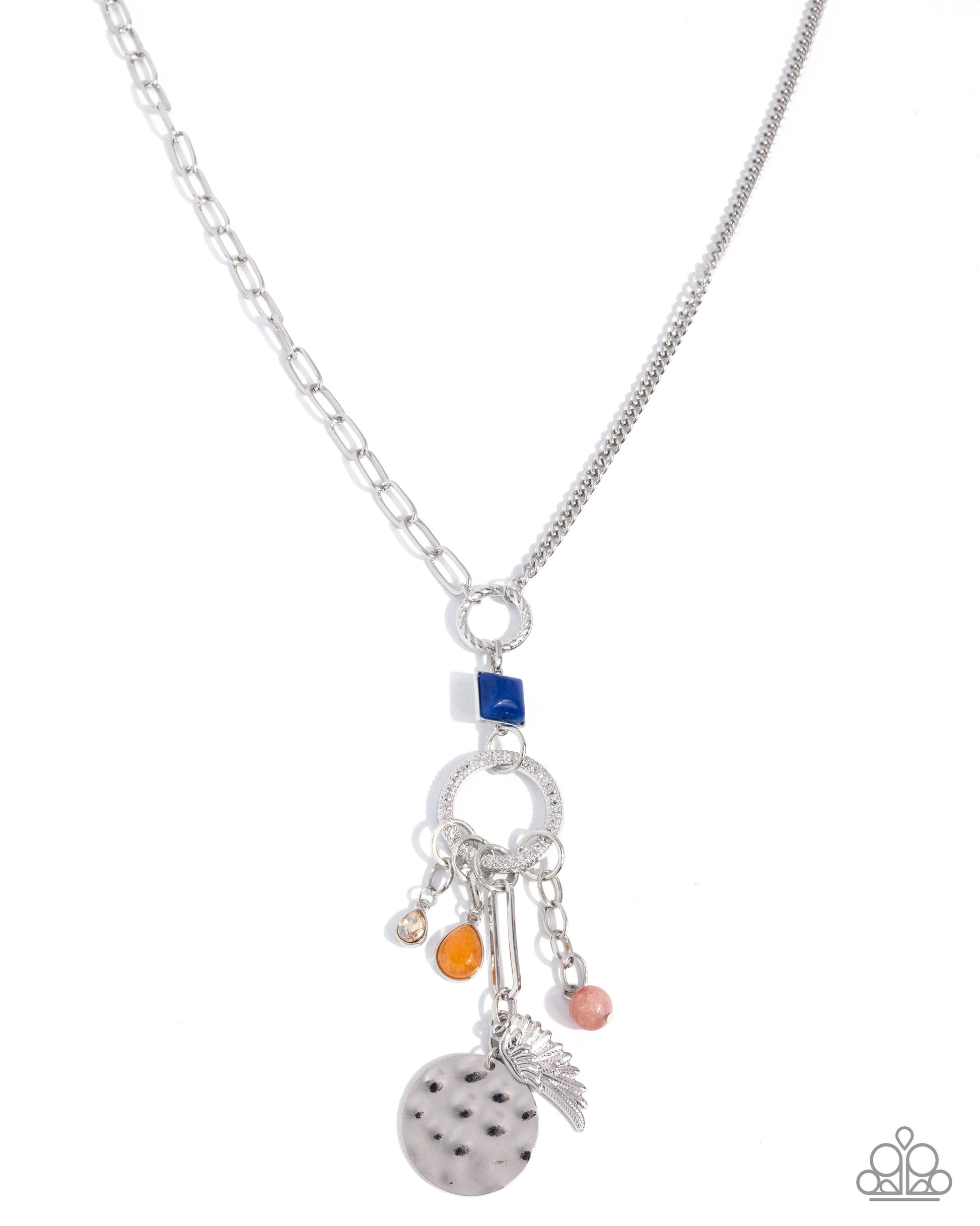 Angelic Anchor - blue - Paparazzi necklace