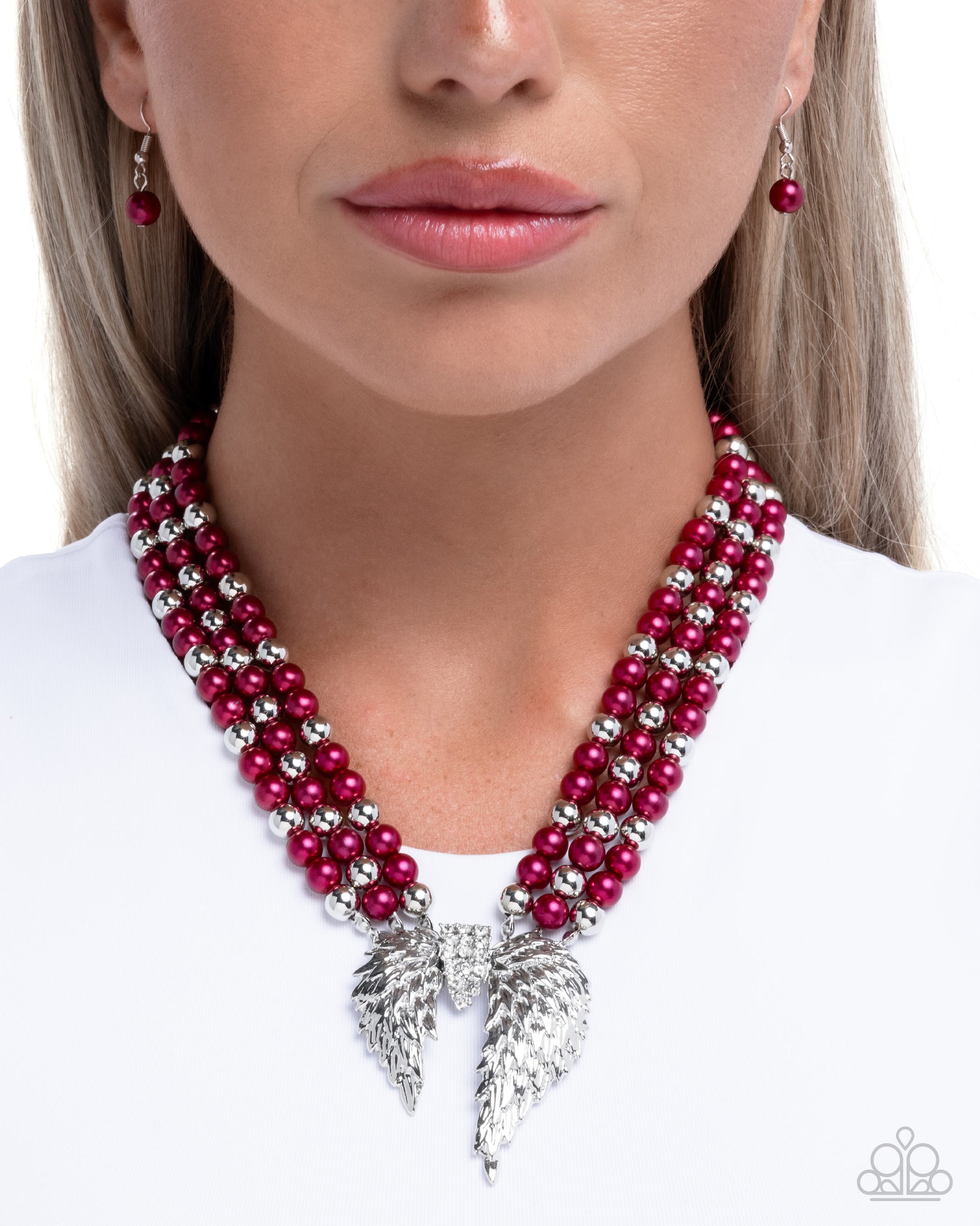 Angelic Ardor - red - Paparazzi necklace
