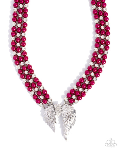 Angelic Ardor - red - Paparazzi necklace