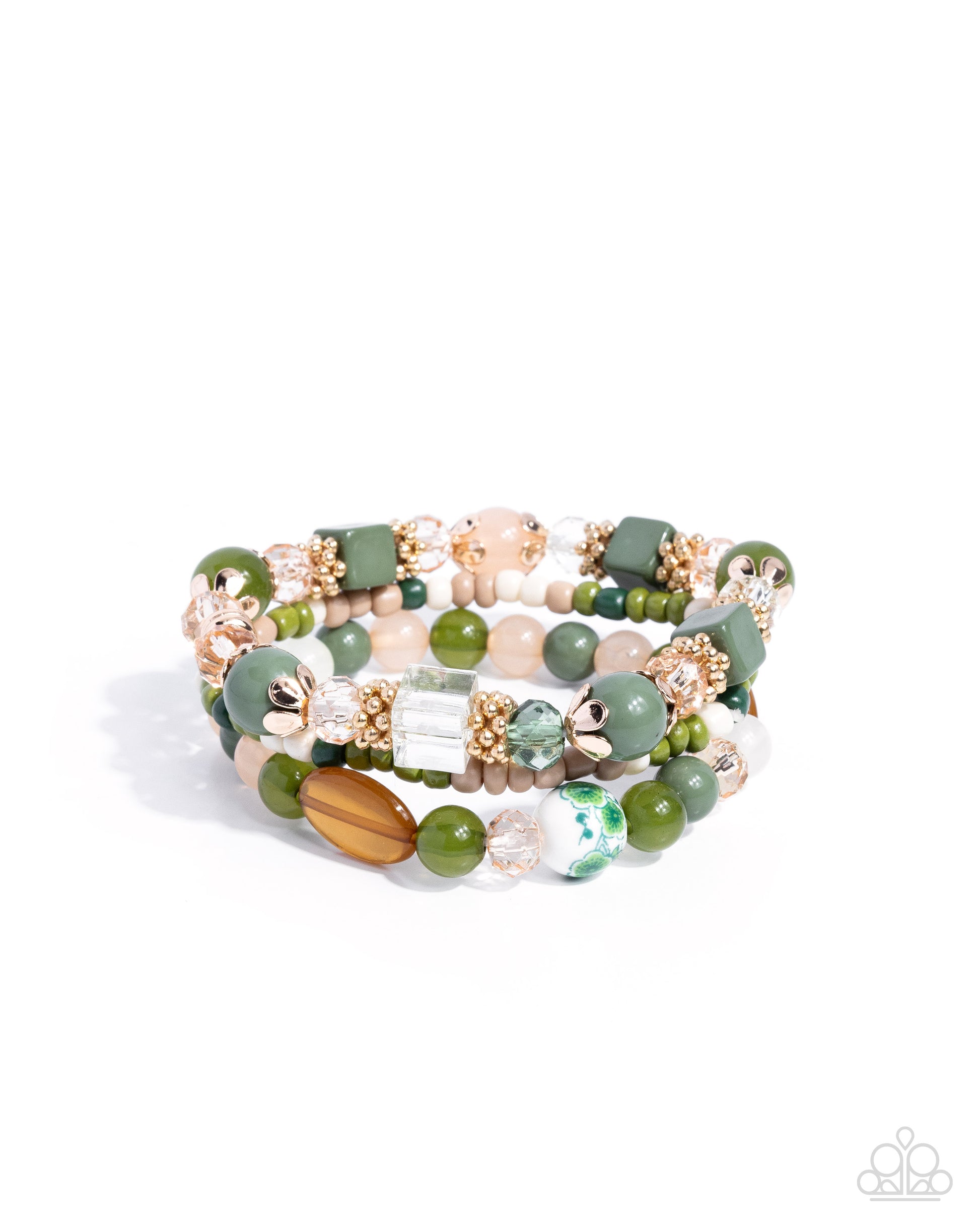 Angelic Array - green - Paparazzi bracelet