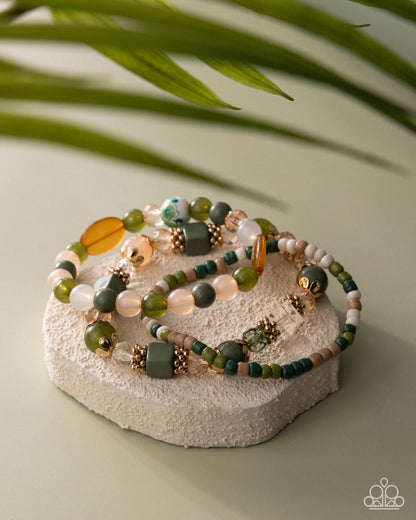 Angelic Array - green - Paparazzi bracelet