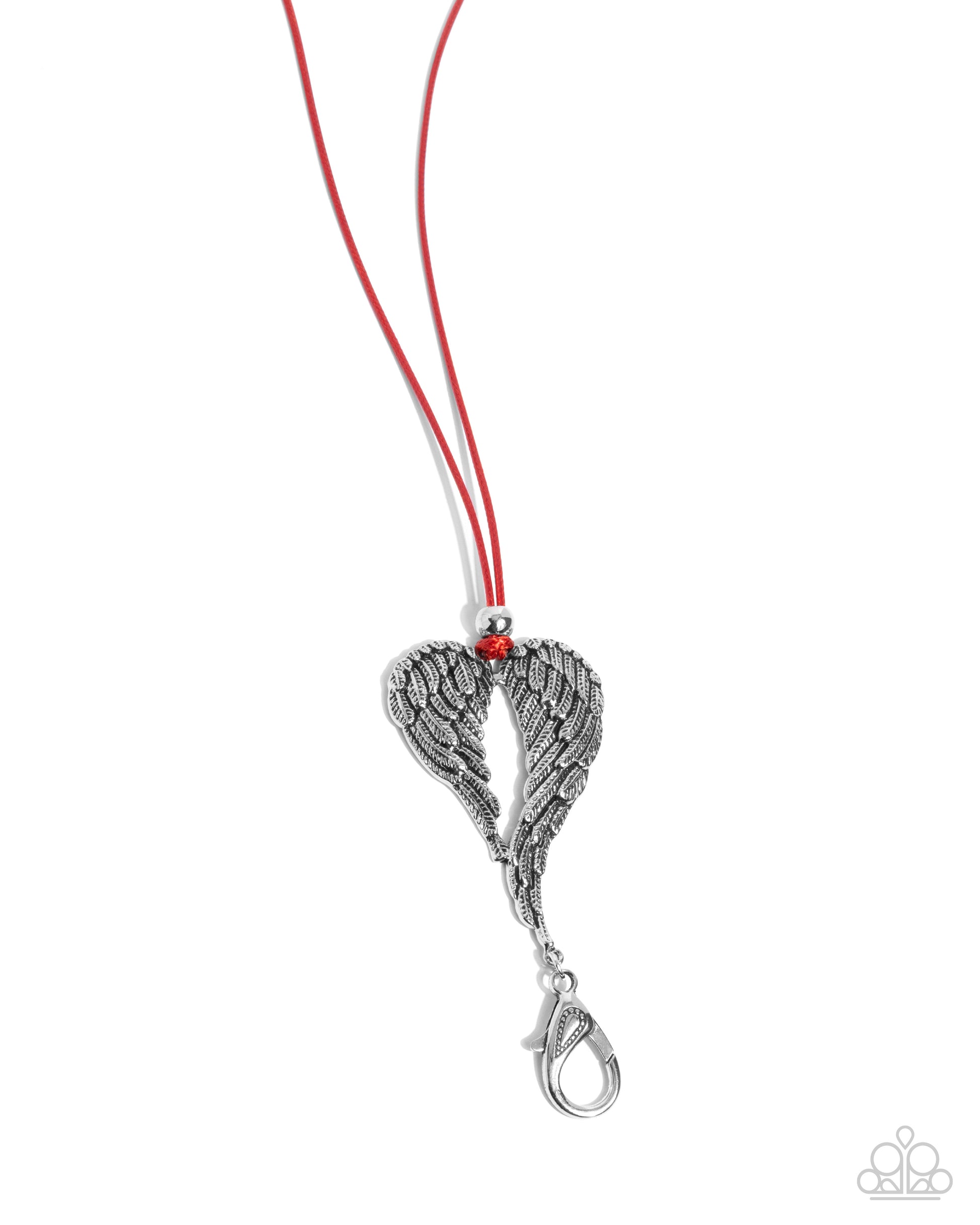 Angelic Attraction - red - Paparazzi LANYARD necklace