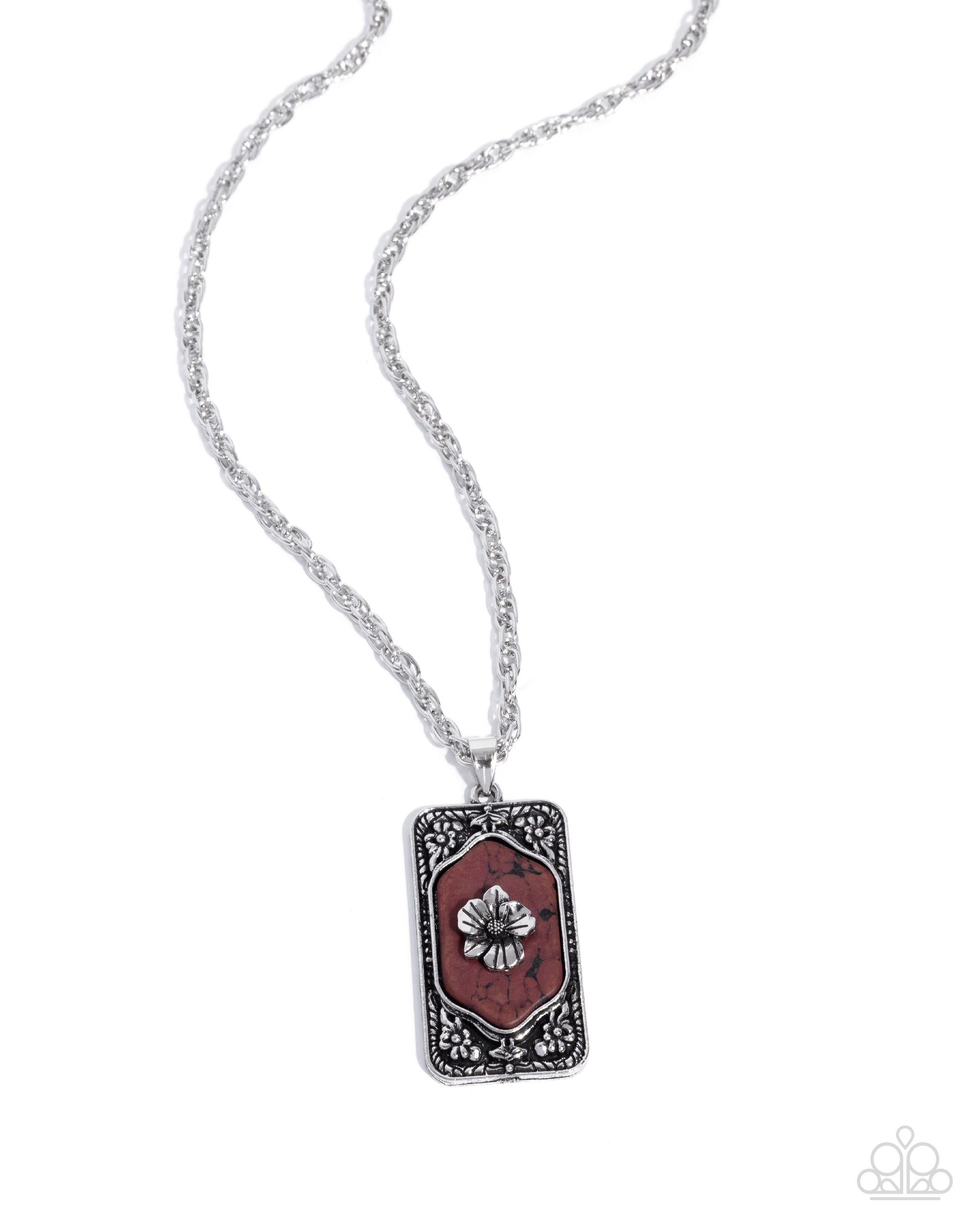 Antiqued Advance - brown - Paparazzi necklace