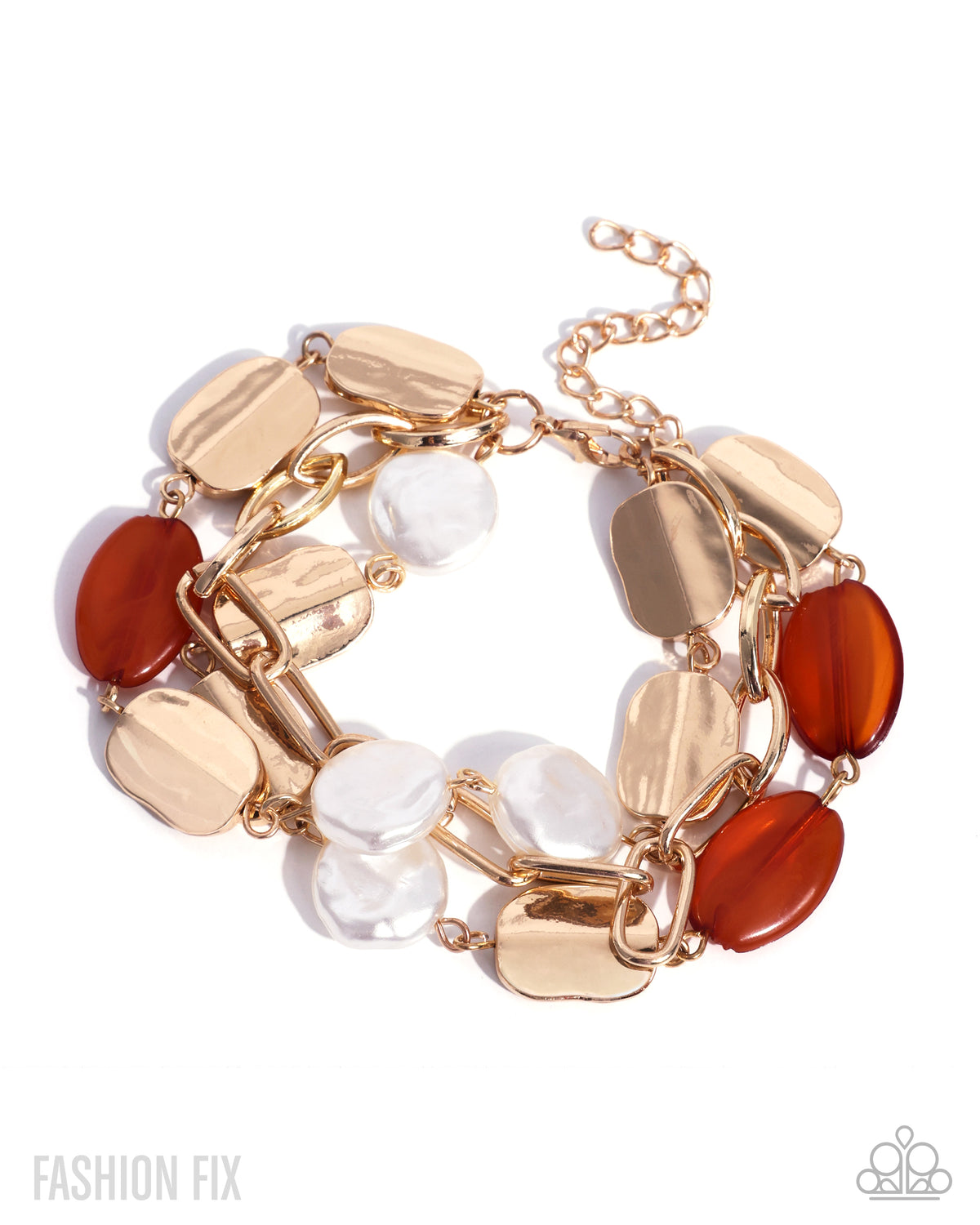 Archeological Find - gold - Paparazzi bracelet