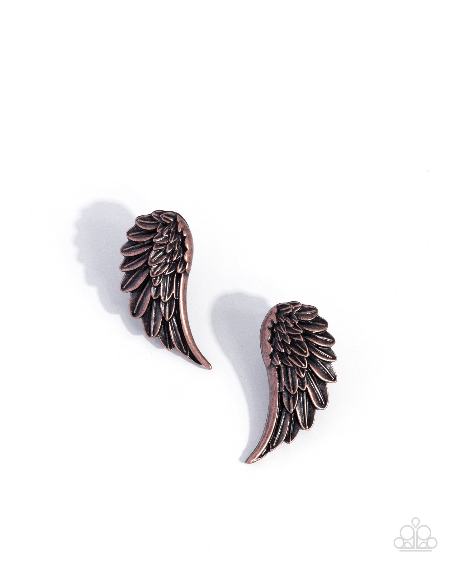 Articulate Angel - copper - Paparazzi earrings