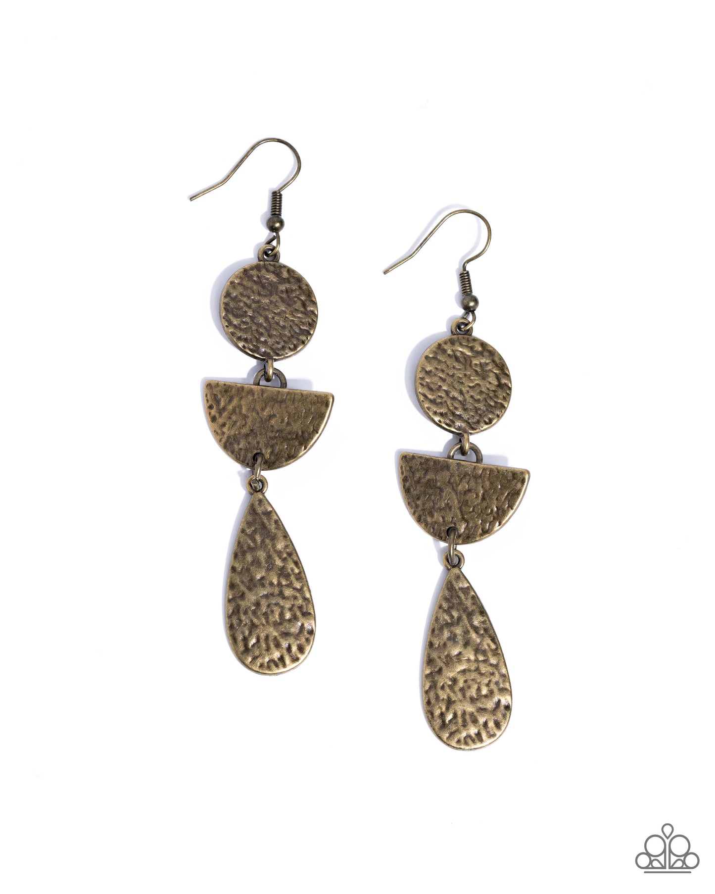 Artisanal Allure - brass - Paparazzi earrings