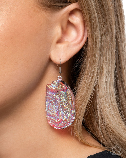 Artistic Avenue - pink - Paparazzi earrings