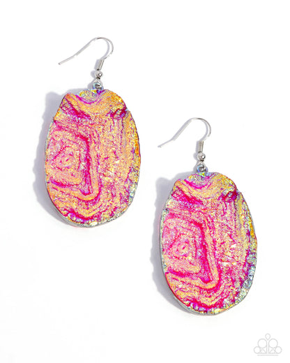 Artistic Avenue - pink - Paparazzi earrings