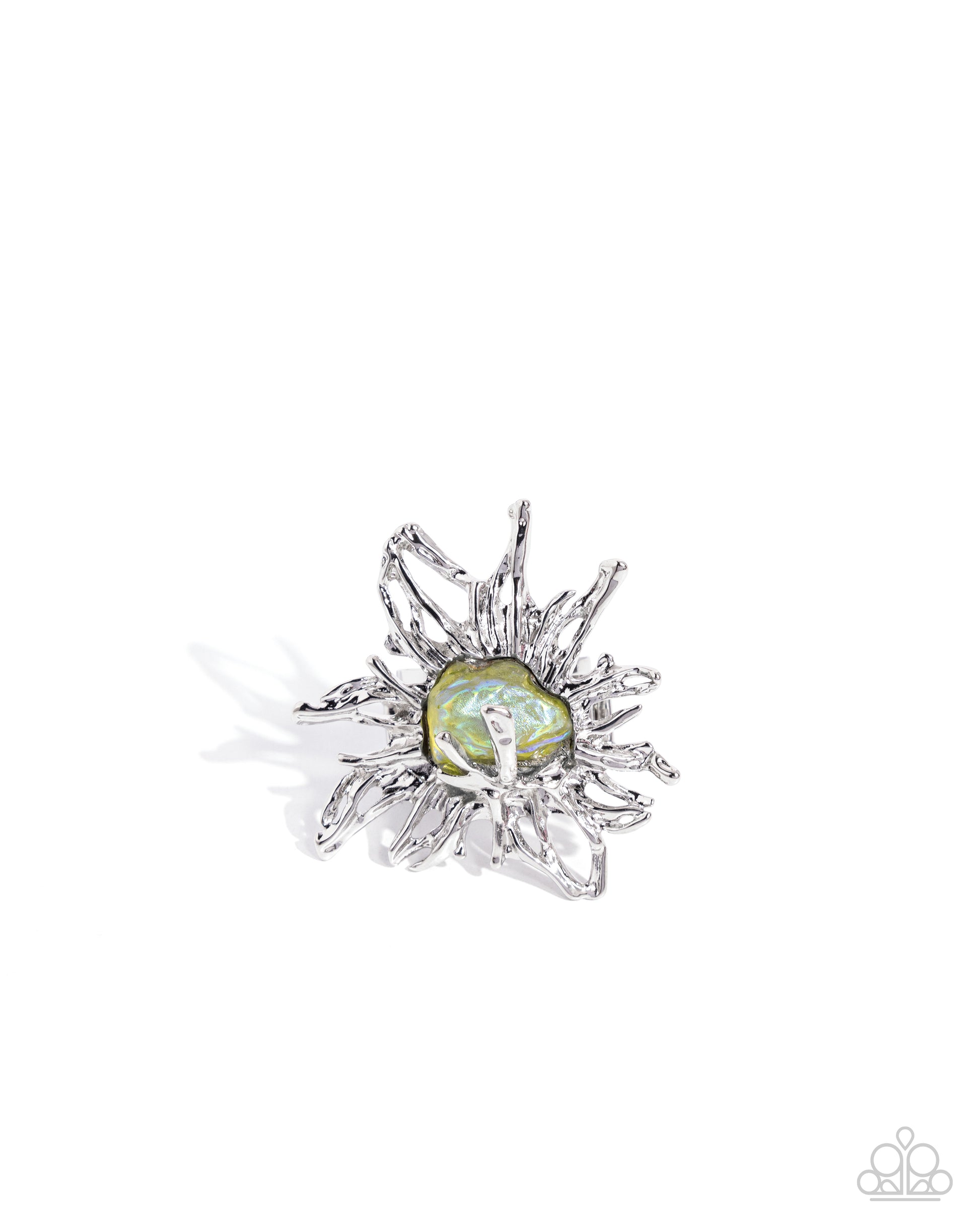 Artistic Movement - green - Paparazzi ring