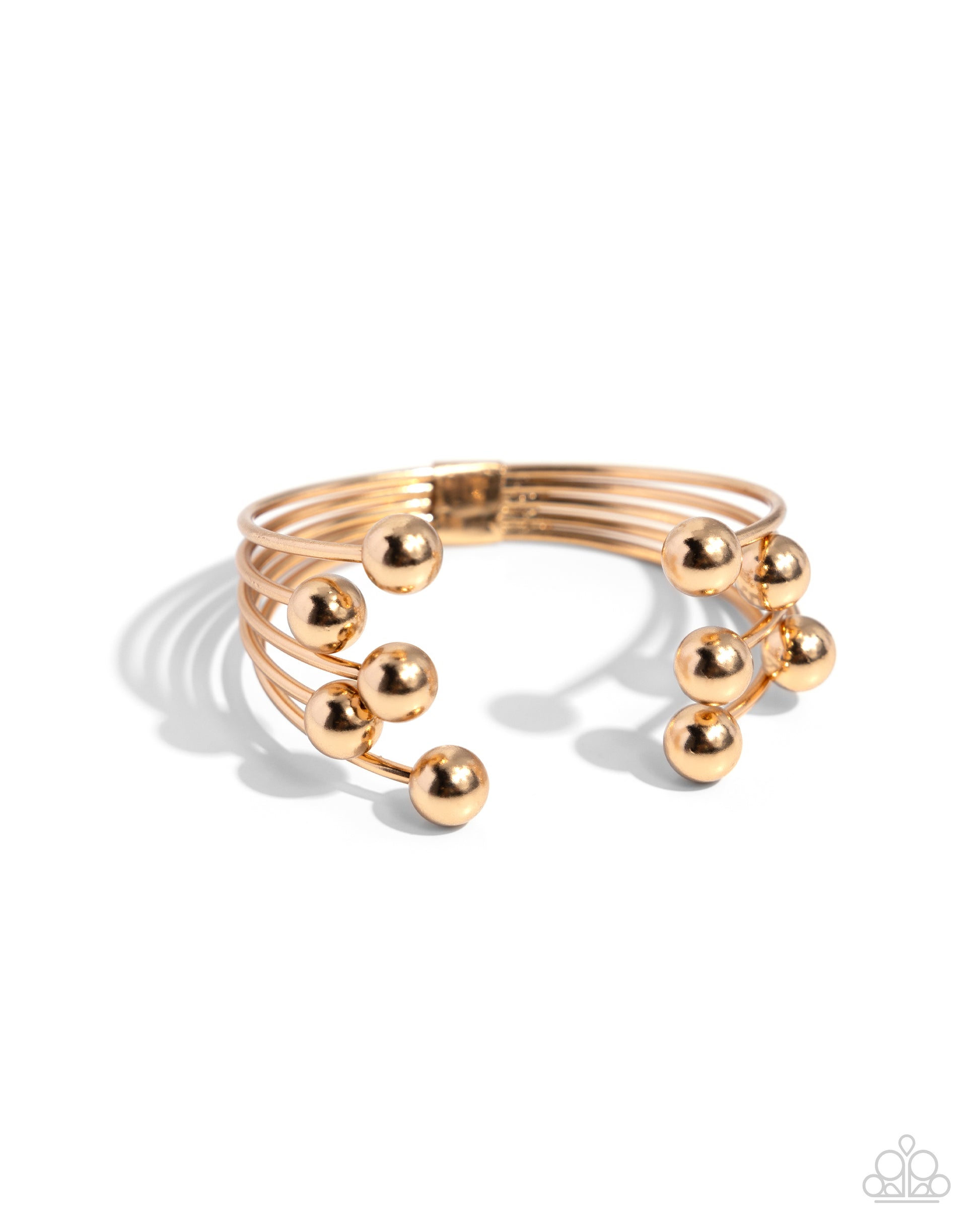 Assembly Line - gold - Paparazzi bracelet