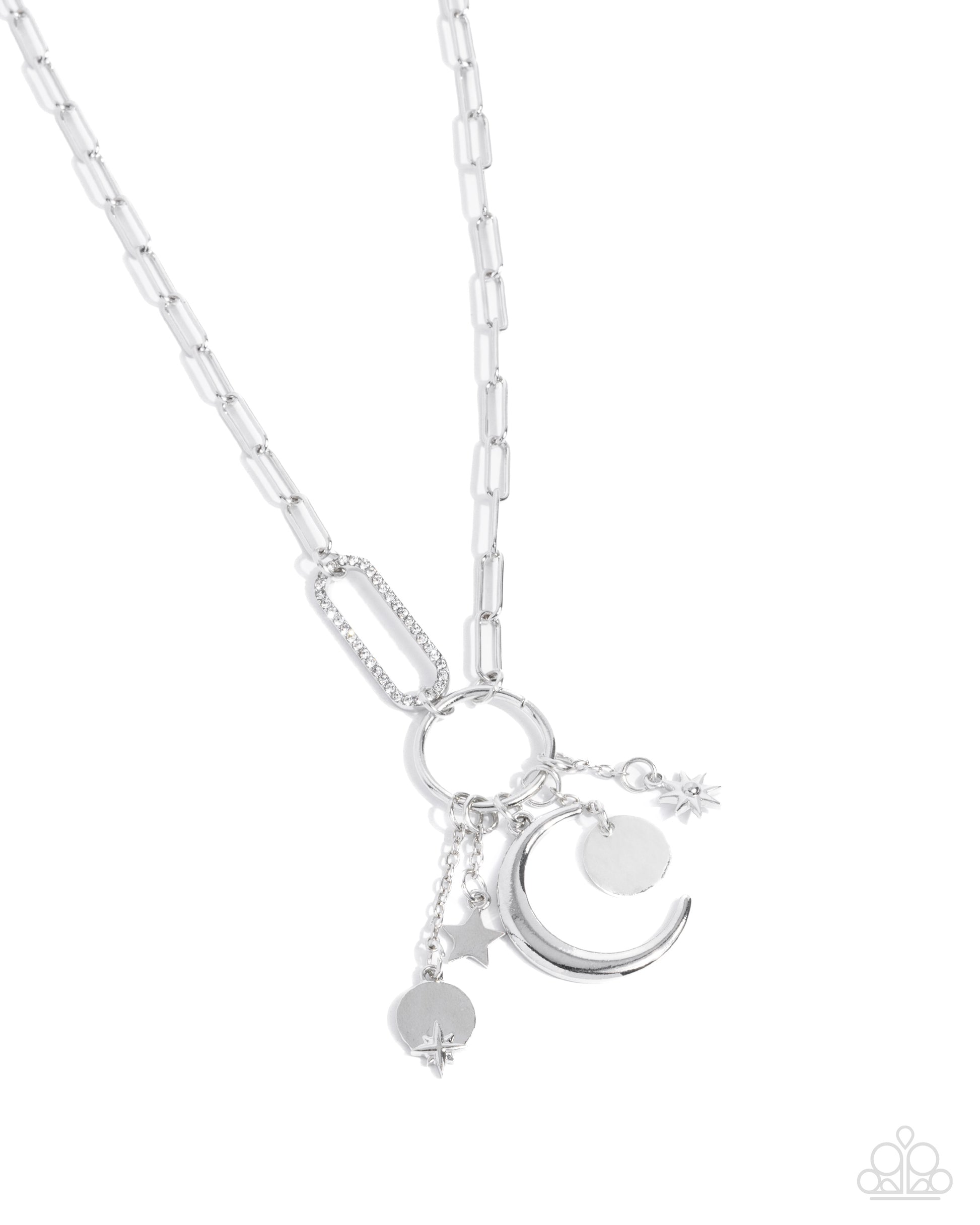 Astral Ambience - silver - Paparazzi necklace