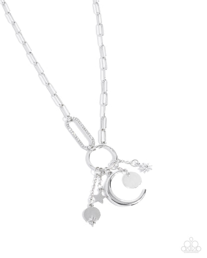 Astral Ambience - silver - Paparazzi necklace