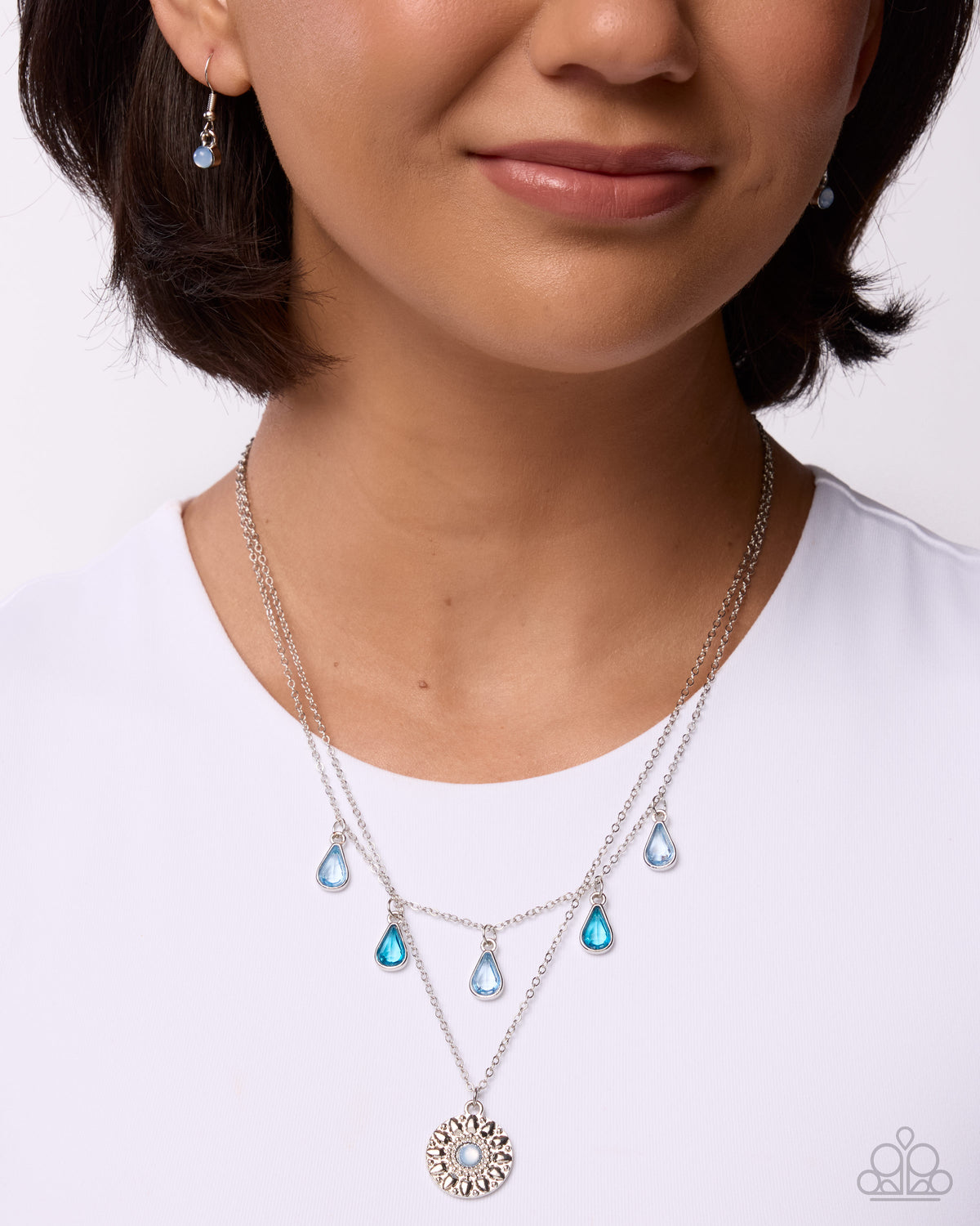Audacious Affection - blue - Paparazzi necklace