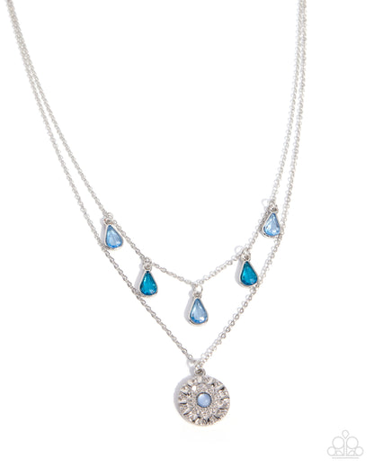 Audacious Affection - blue - Paparazzi necklace
