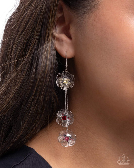 Audaciously Aerial - multi - Paparazzi earrings
