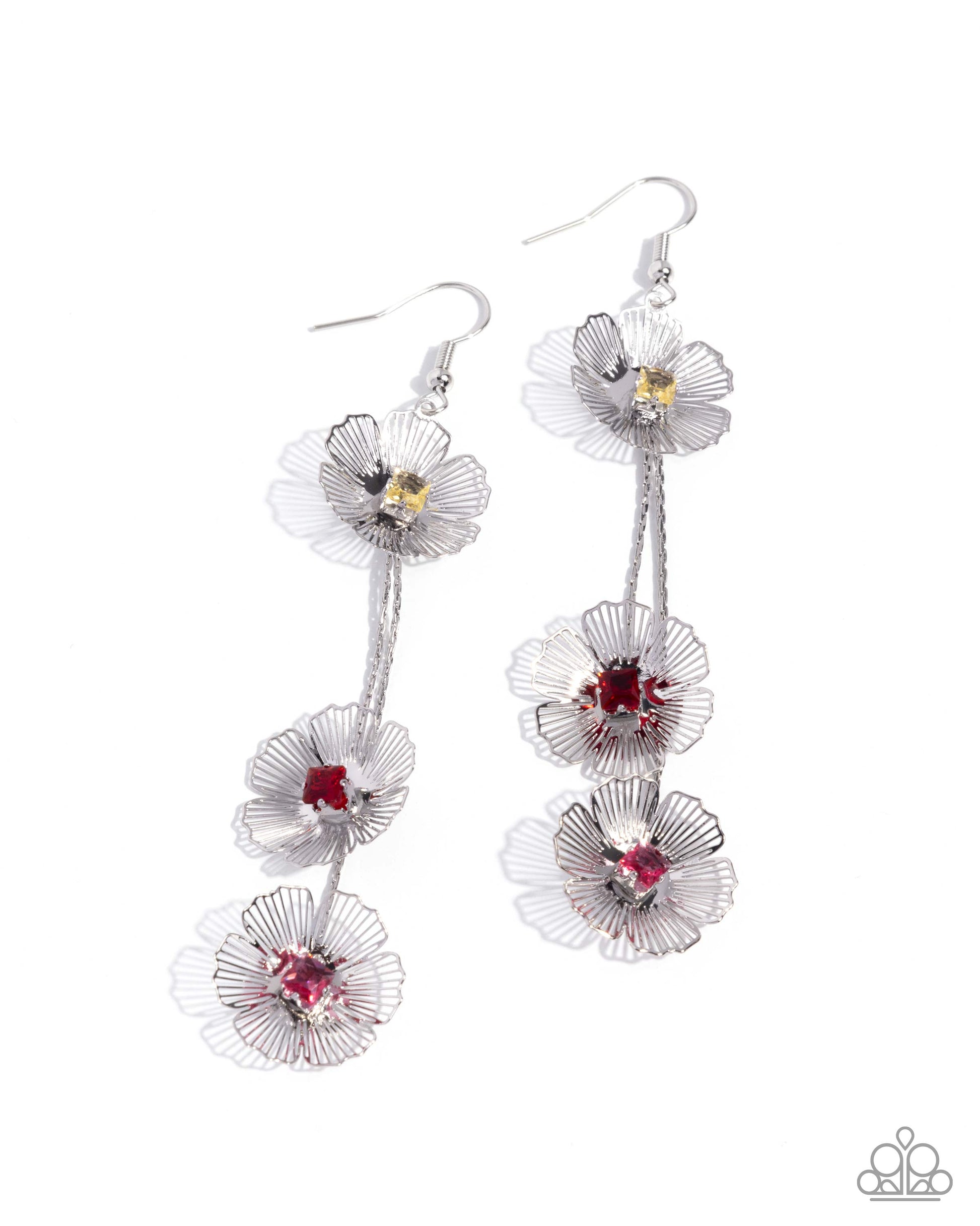 Audaciously Aerial - multi - Paparazzi earrings