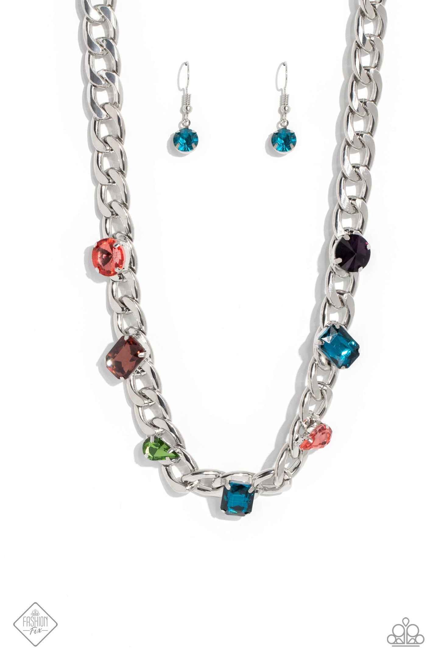 Audaciously Affixed - multi - Paparazzi necklace