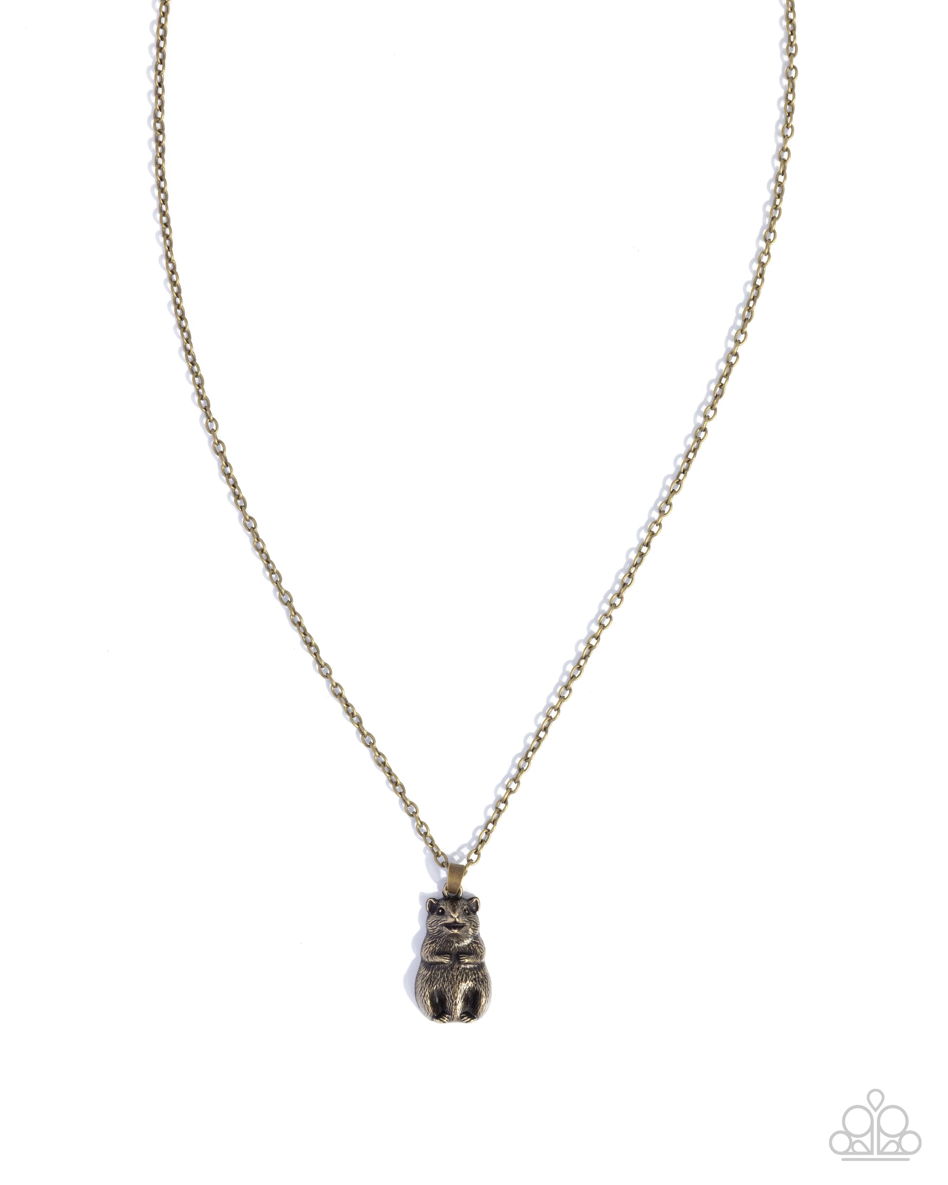 Australian Ambition - brass - Paparazzi necklace
