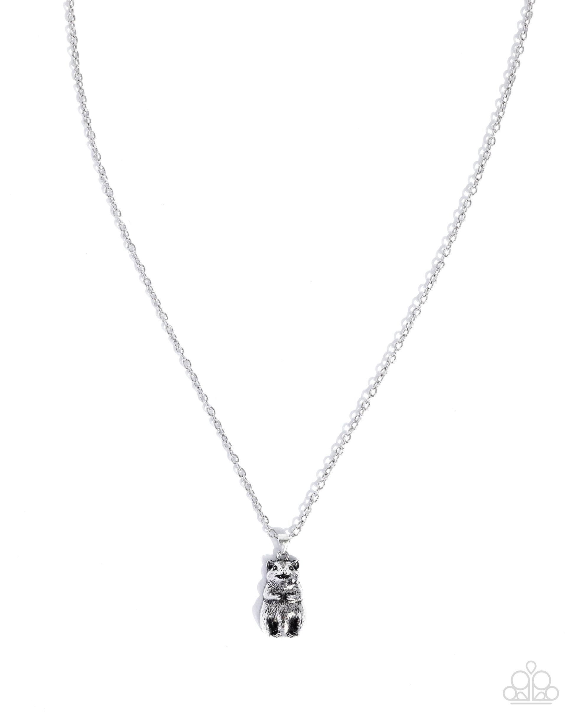 Australian Ambition - silver - Paparazzi necklace