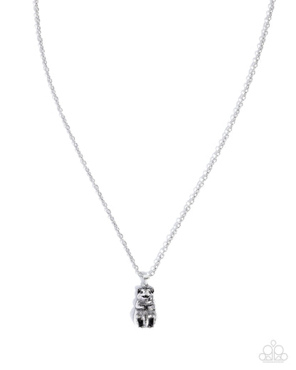 Australian Ambition - silver - Paparazzi necklace