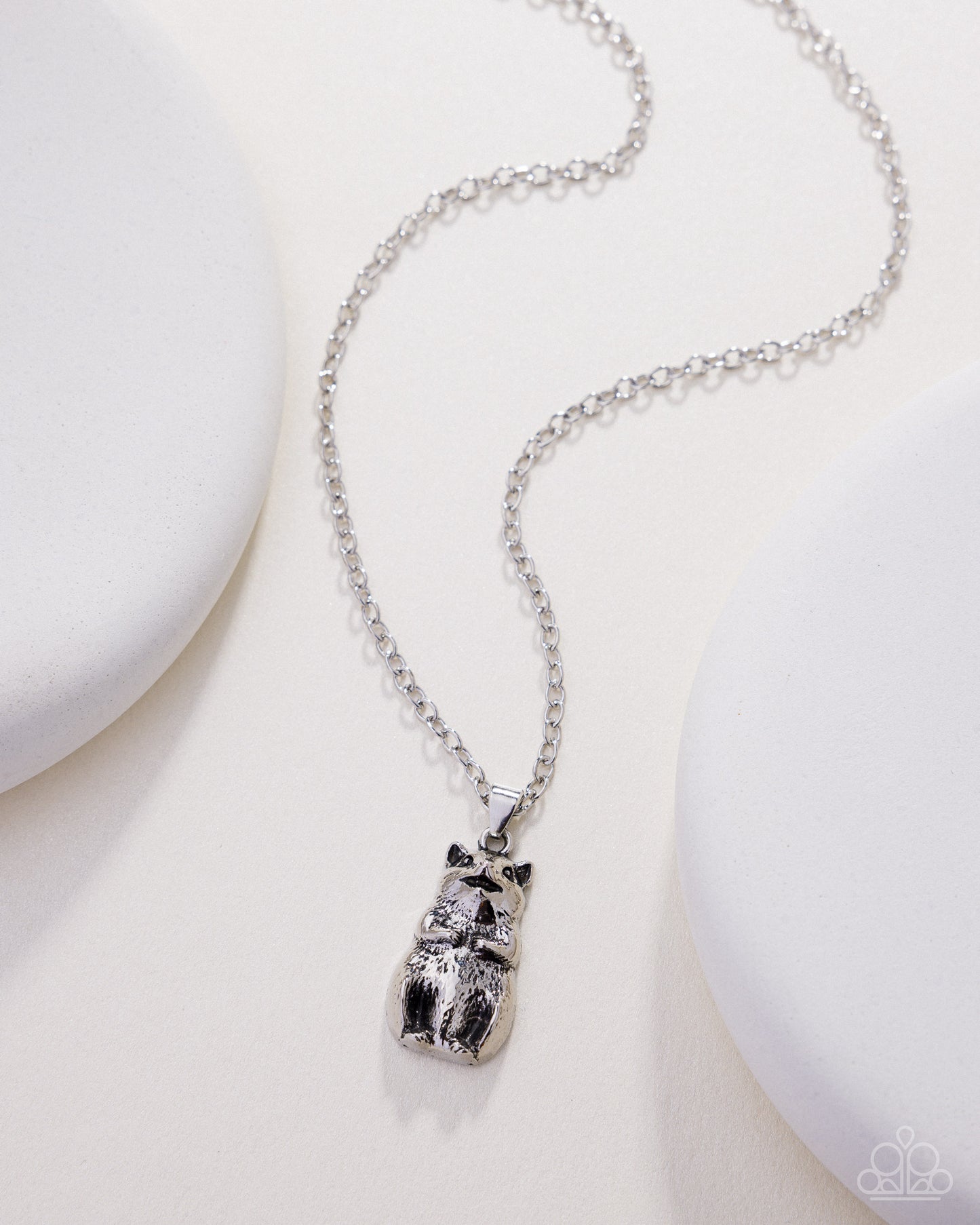 Australian Ambition - silver - Paparazzi necklace