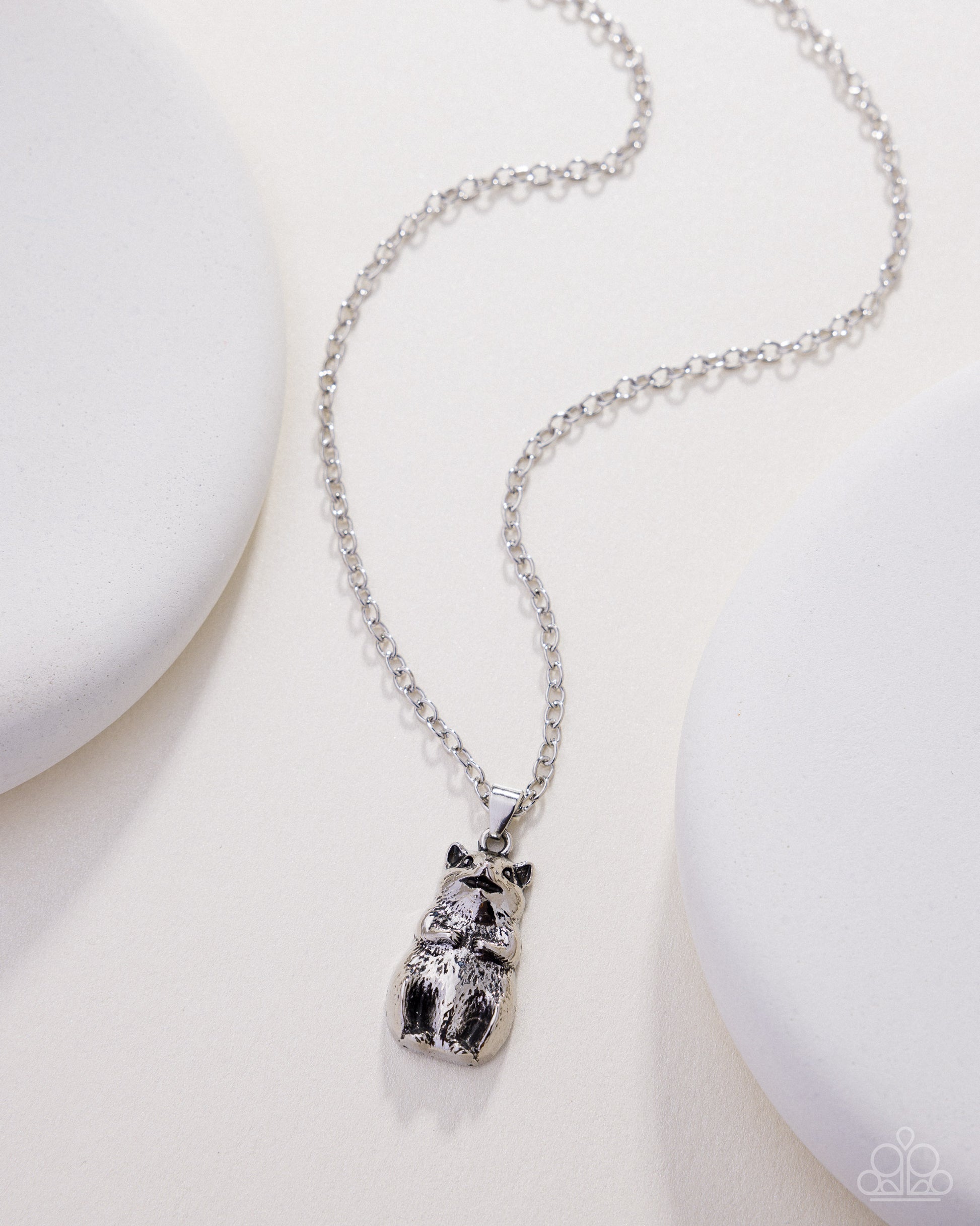 Australian Ambition - silver - Paparazzi necklace