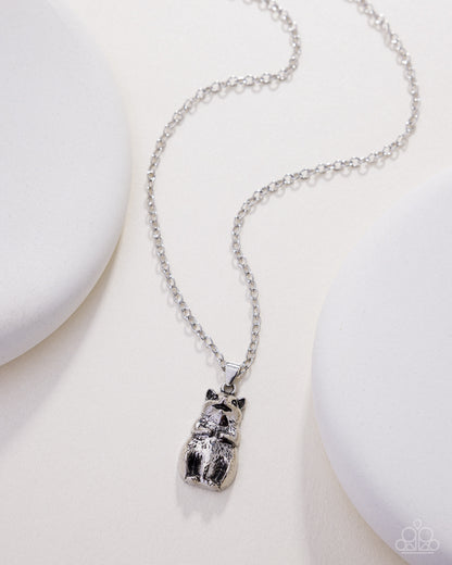 Australian Ambition - silver - Paparazzi necklace