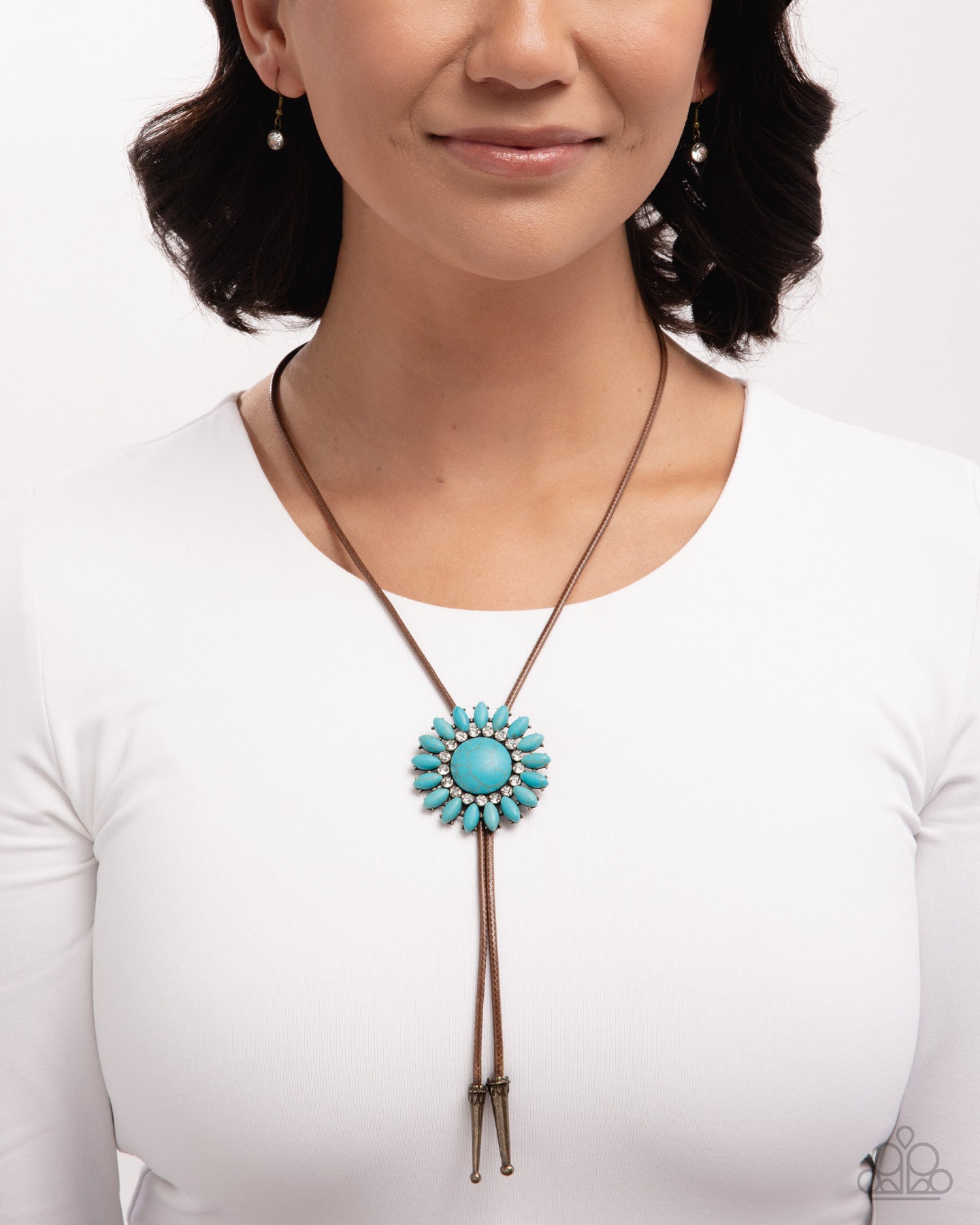 Authentic Abloom - brass - Paparazzi necklace