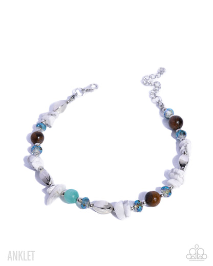 Authentic Academy - multi - Paparazzi anklet