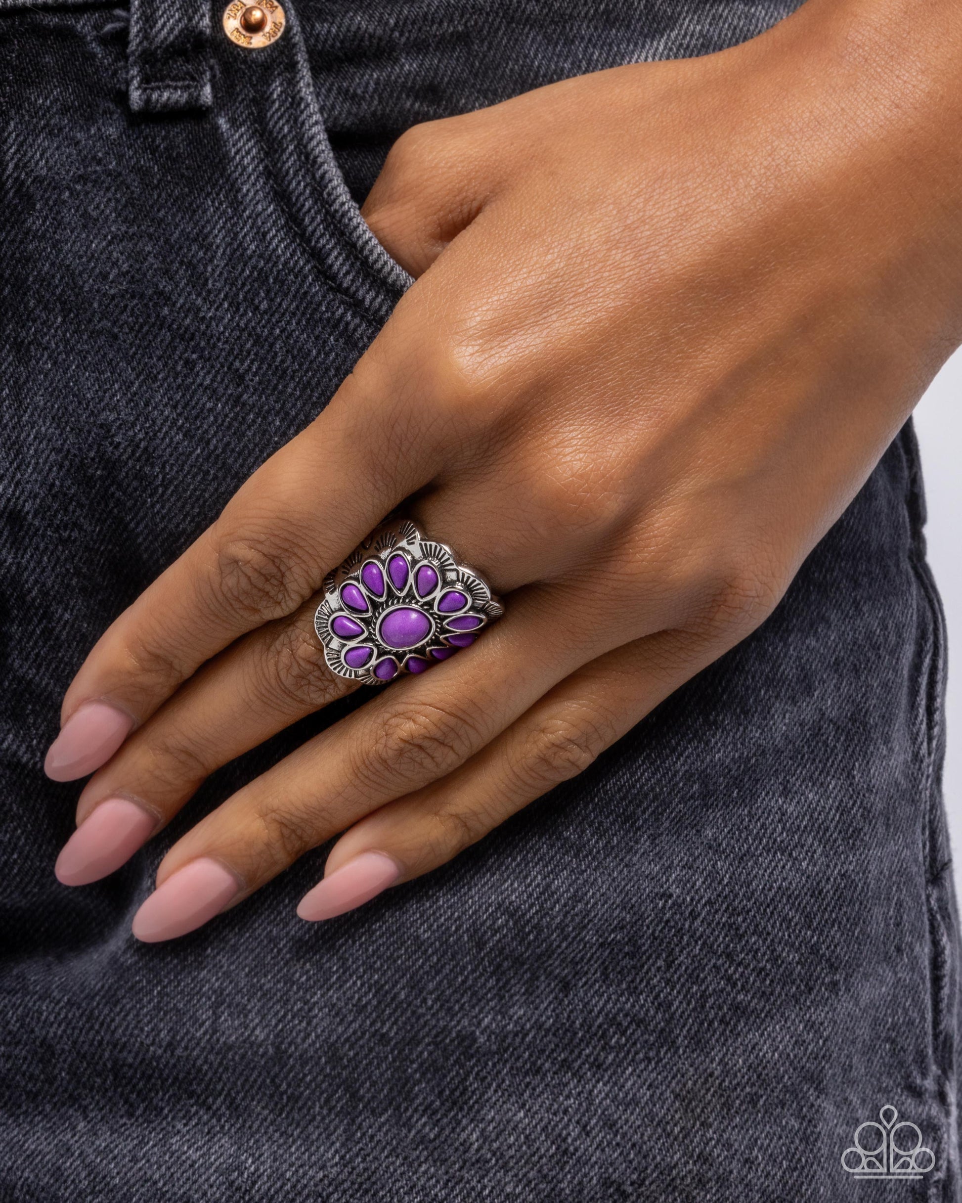 Authentic Allegiance - purple - Paparazzi ring