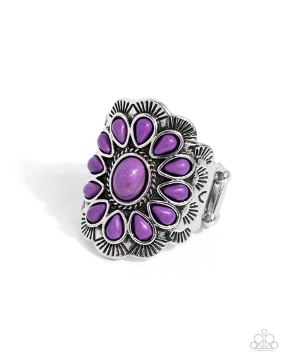 Authentic Allegiance - purple - Paparazzi ring