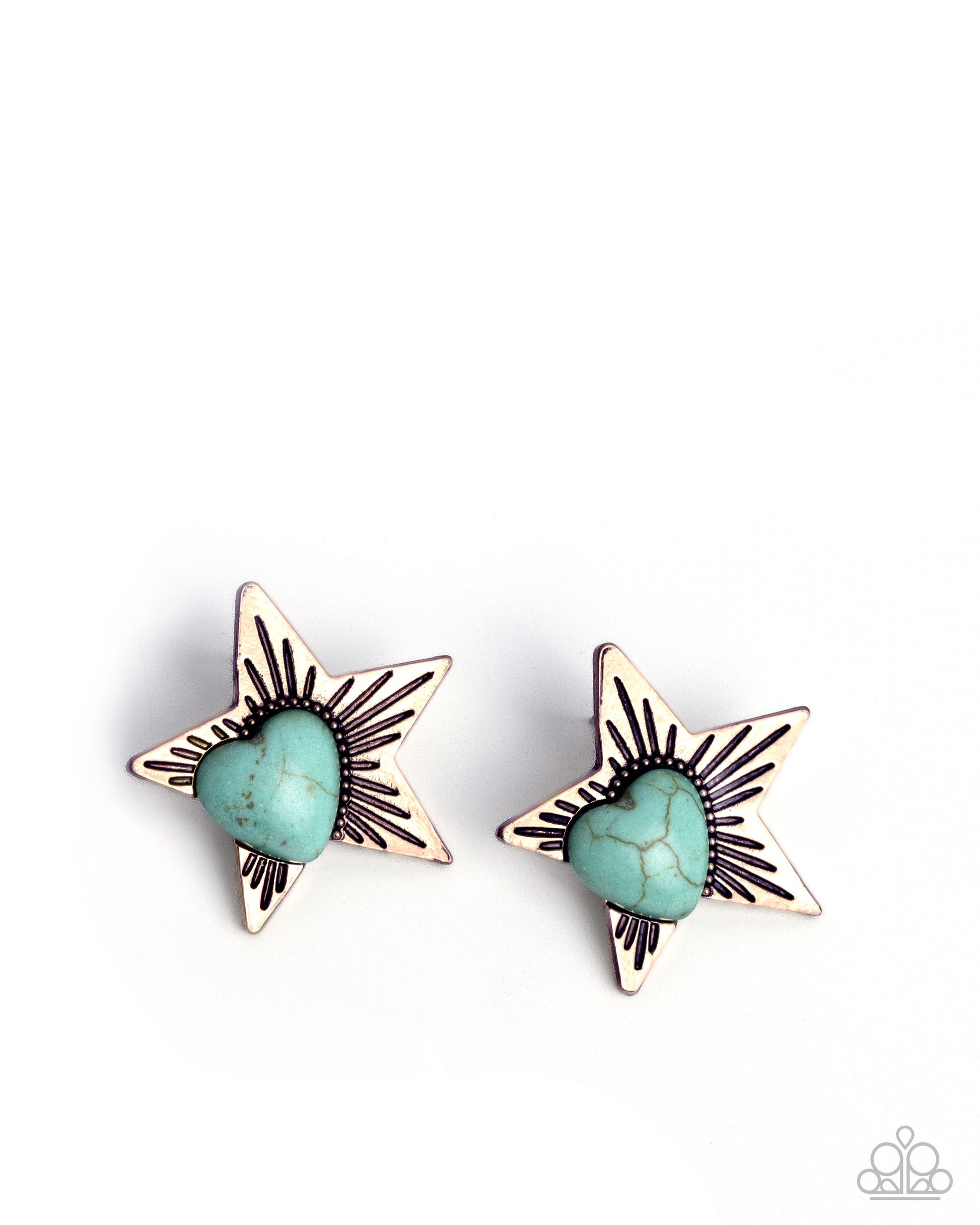 Authentic Astral - gold - Paparazzi earrings