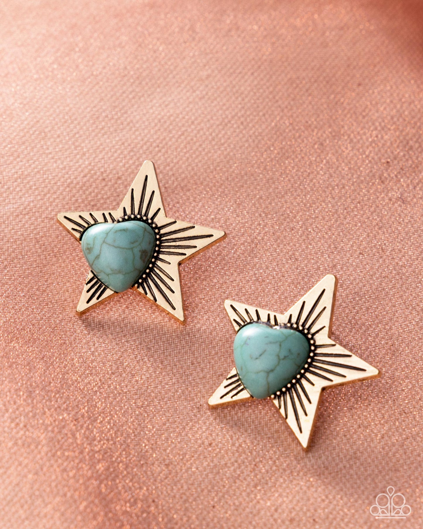 Authentic Astral - gold - Paparazzi earrings