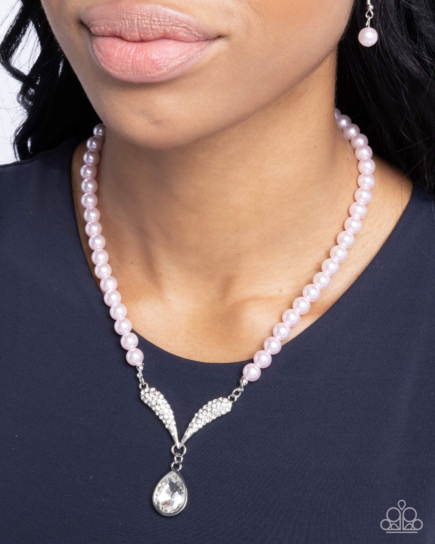 put on your party dress pink paparazzi open lace back dress Paparazzi Necklace ~ Put On Your Party Dress