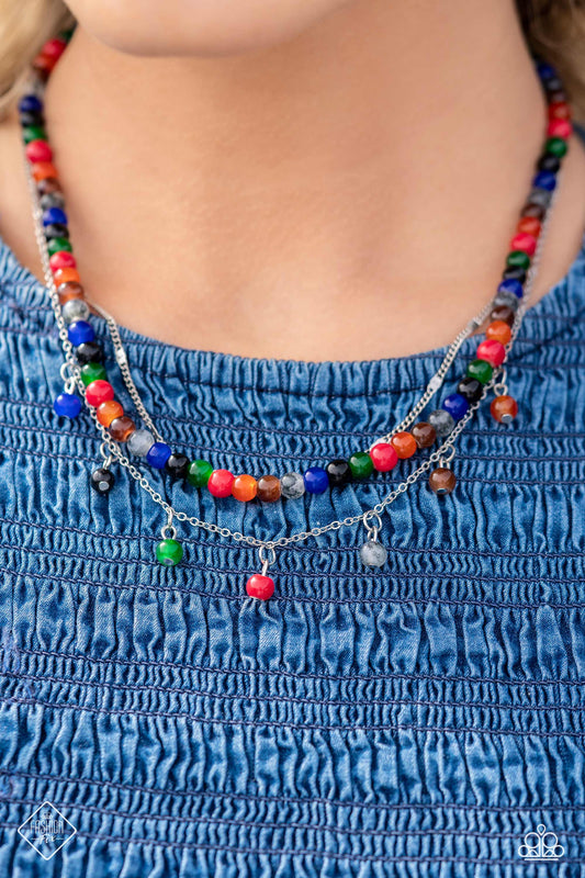 BEAD All About It - red - Paparazzi necklace