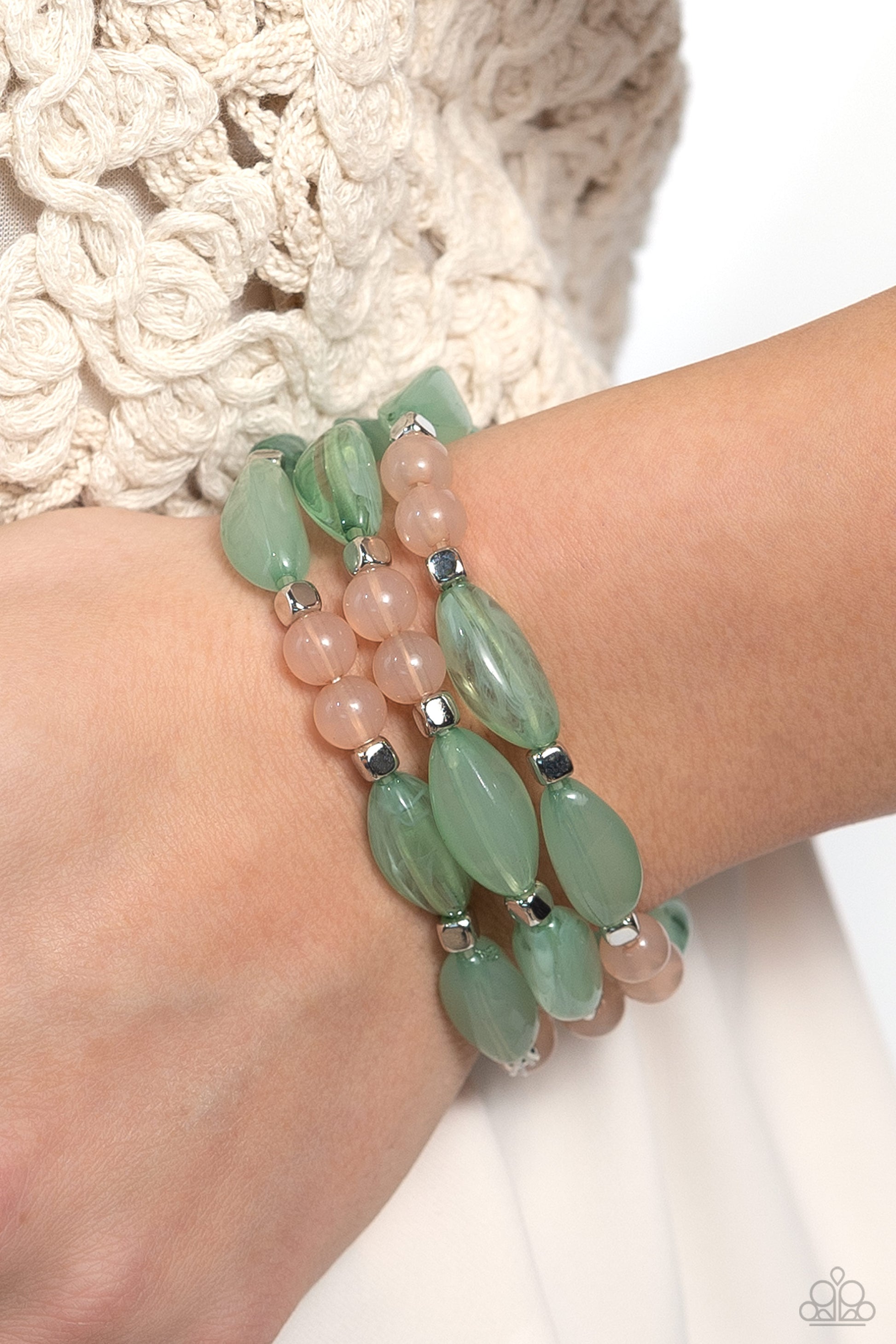 BEAD Drill - green - Paparazzi bracelet