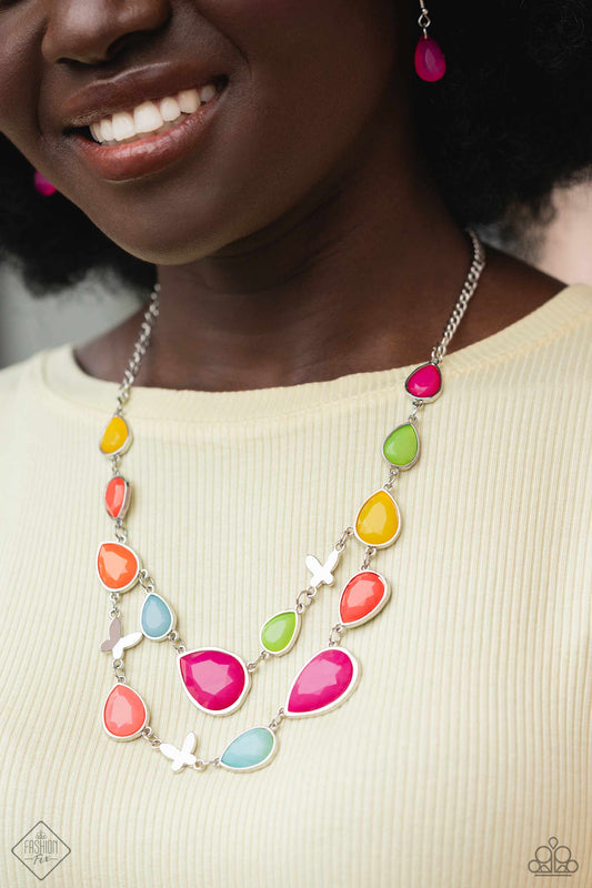 BRIGHT Club - multi - Paparazzi necklace