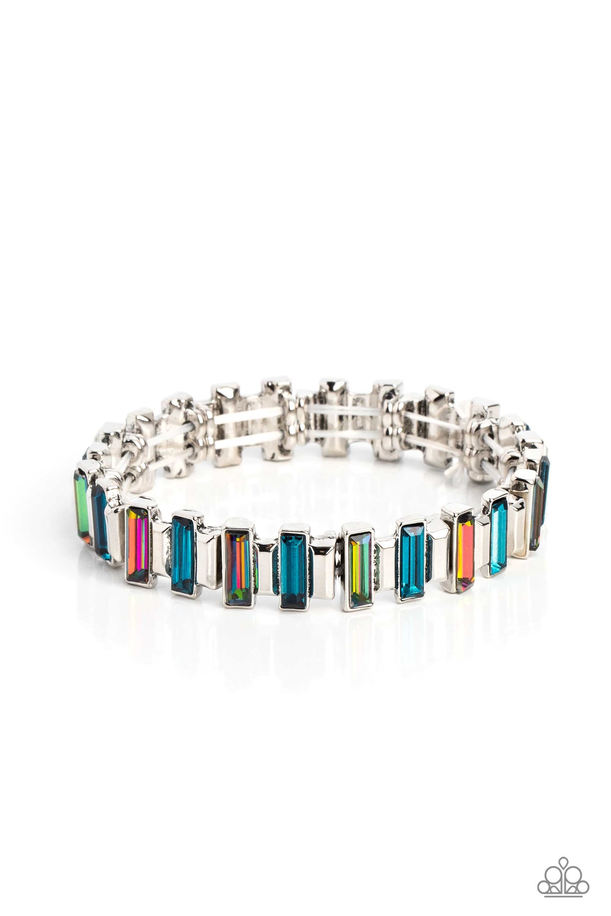 BURSTING the Midnight Oil - multi - Paparazzi bracelet