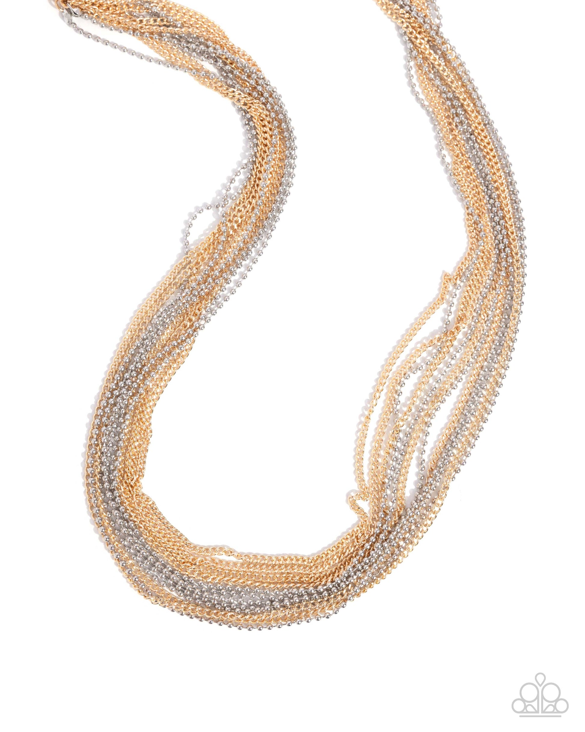 Backstage Ball - multi - Paparazzi necklace